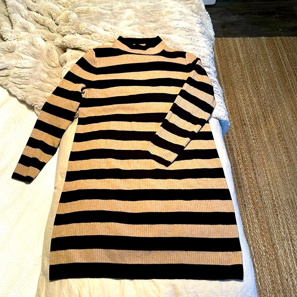 J. Crew mock-neck sweater dress